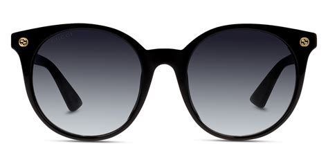 Gucci™ GG0091S 001 52 Black Sunglasses 